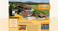 Desktop Screenshot of hannes-hof.de