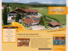 Tablet Screenshot of hannes-hof.de